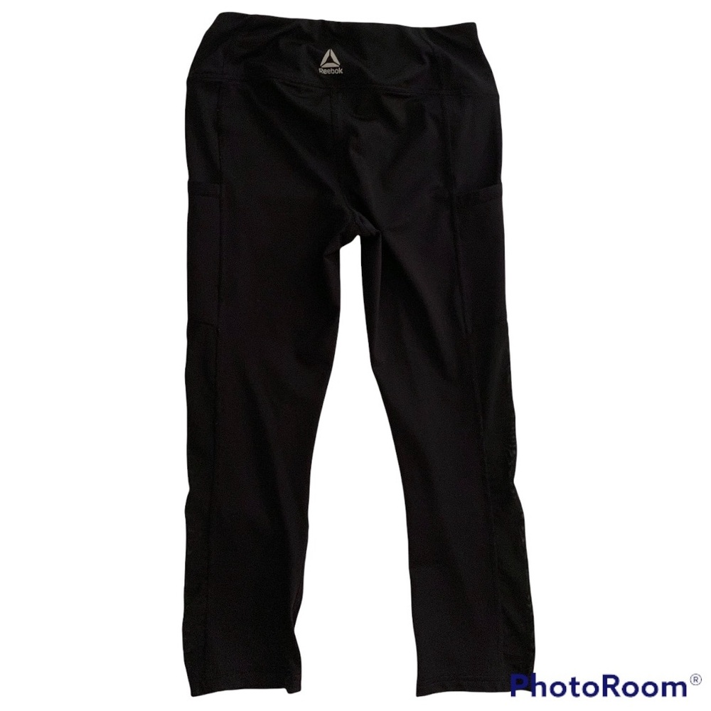 🛍️[10X$30] Reebok Black Yoga Pants with Side Pockets XS